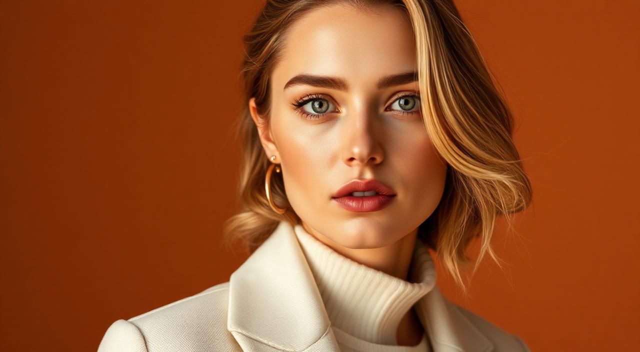 AI-generated editorial portrait
