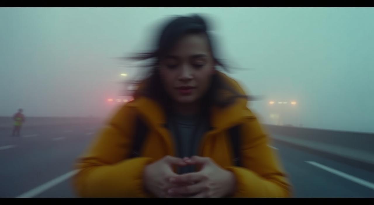 AI-generated cinematic video frame