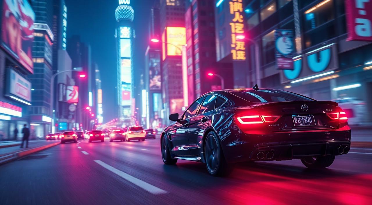 AI-generated video ad scene